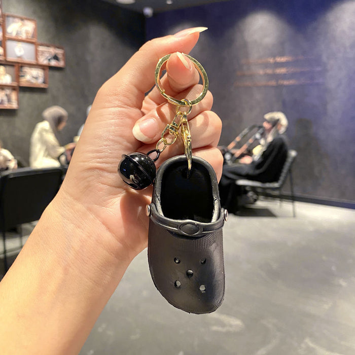 Wholesale Chic Slipper Keychain Metal Keyring Bag Charm MOQ≥2