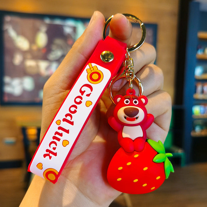 Wholesale Rubber Cartoon Doll Three-dimensional Keychain JDC-KC-Tingm107