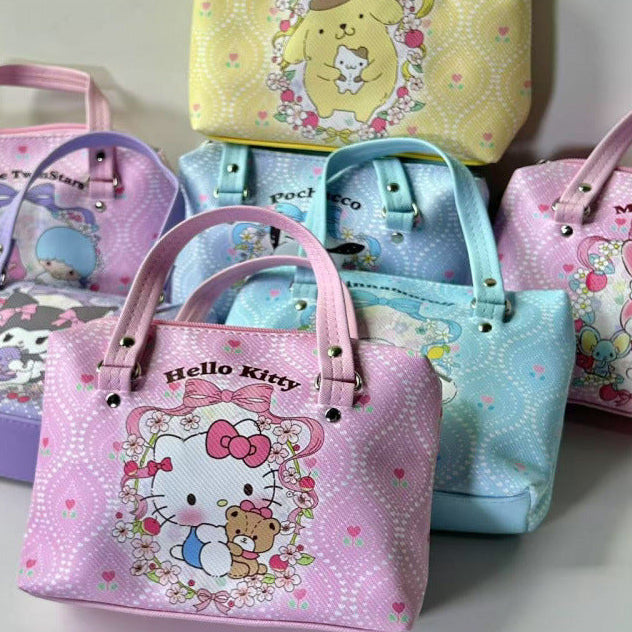 Wholesale Cute Cartoon Zipper Shopping Handbags