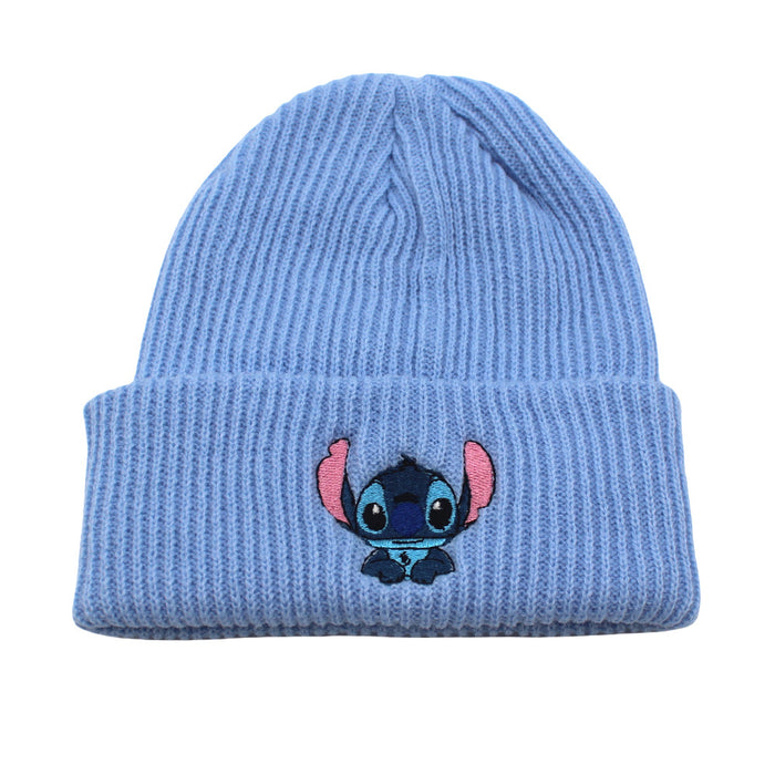 Wholesale Acrylic Cartoon Embroidery Knitted Hat JDC-FH-ZhiXie023