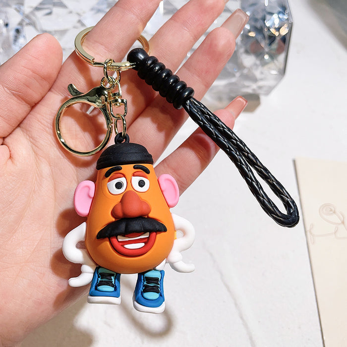 Wholesale Cartoon Silicone Doll Keychain JDC-KC-QiChao058