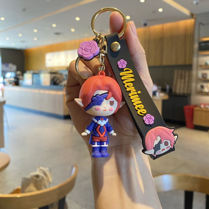 Wholesale Cartoon Doll Silicone Keychain JDC-KC-MingT067