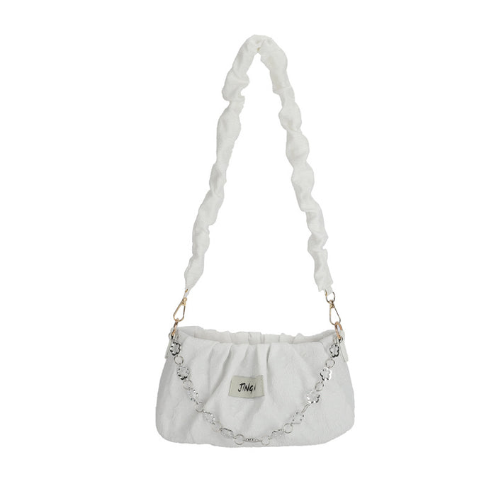 Wholesale Small niche design, hand-held crossbody bag, chain folding, single shoulder