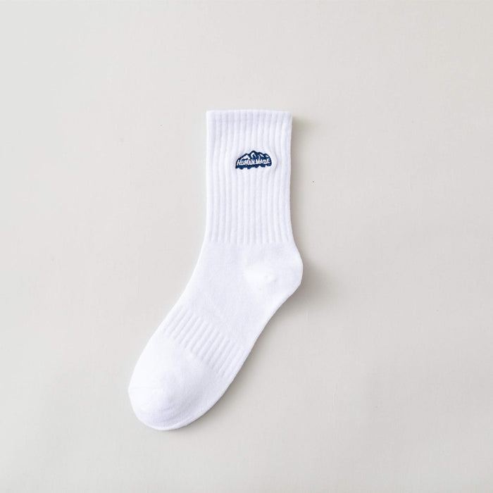 Wholesale Versatile unisex mid tube socks with thick thread mesh for couples