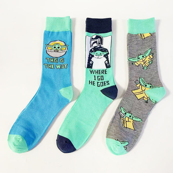 Wholesale Cartoon Men's Middle Tube Socks JDC-SK-YiYan081