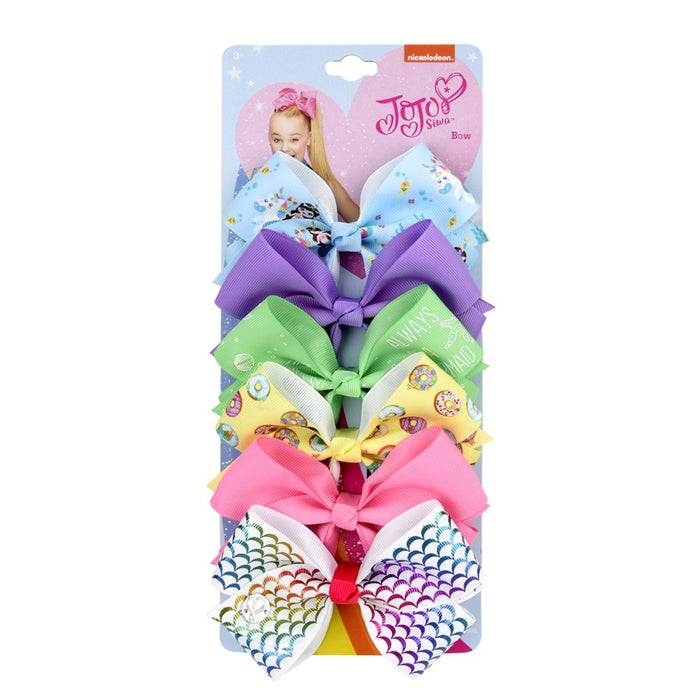 Wholesale Halloween Polyester Fabric Bow Hair Clip Set JDC-HC-Xiane018