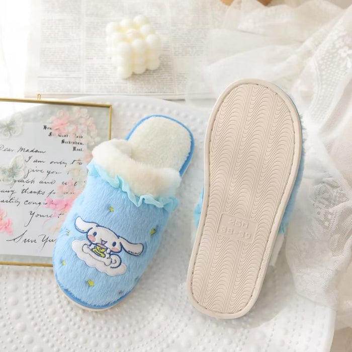 Wholesale Cartoon Cute Autumn and Winter Plush Cotton Slippers JDC-SP-MKA004