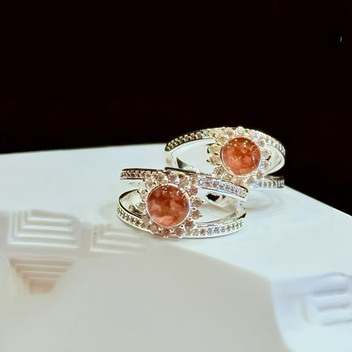 Wholesale Charm Full Diamond Thai Ring Open Ring