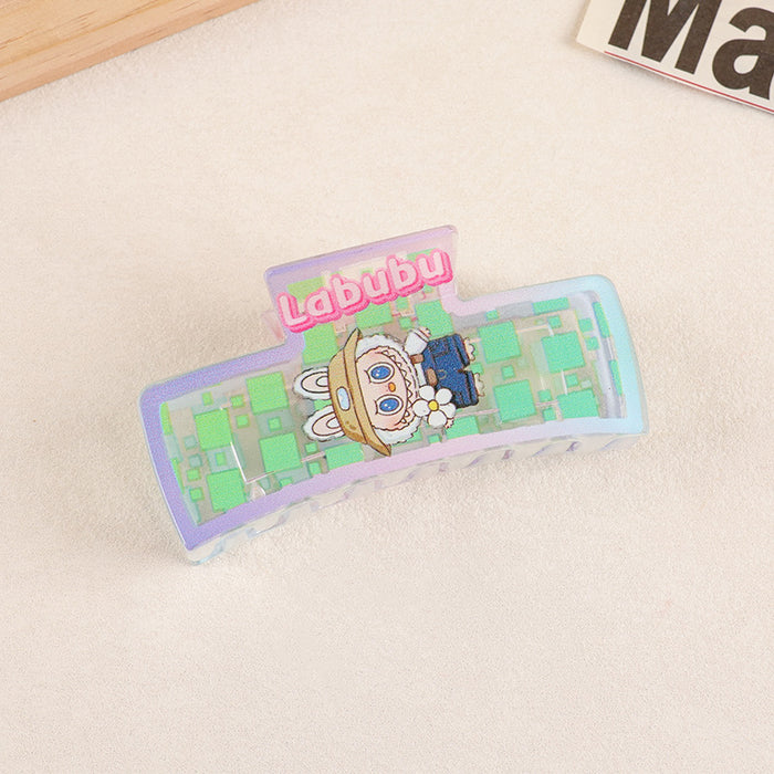 Wholesale Cute Cartoon Print Square Claw Clip