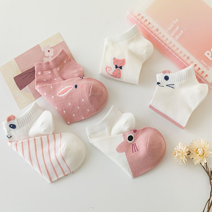 Wholesale Socks, Short Socks, Shallow Mouth Invisible Socks, Mid Barrel, Short Barrel, Cartoon Thin Ship Socks