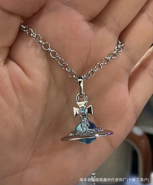 Wholesale UFO necklace sweater chain