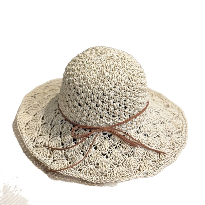 Wholesale Straw Hat for Women in Summer  Large Brim Sun Protection Fisherman Hat