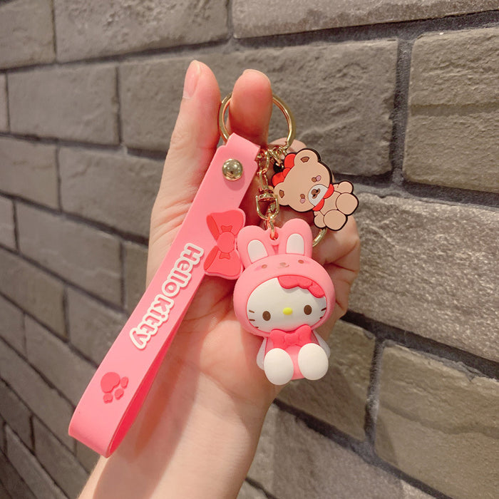 Wholesale Cartoon Silicone Keychain JDC-KC-MZL013