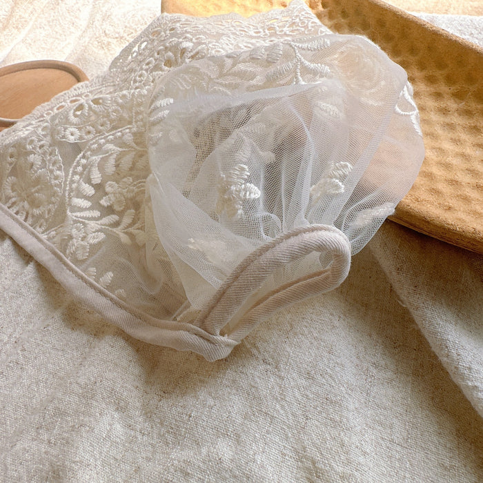 Wholesale Lace Court Hat Girls' Windproof Sunshade Style  Hat