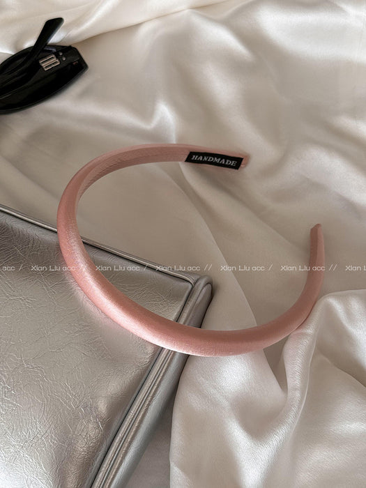 Wholesale Satin headband, new style, wash face headband, stylish and stylish, pressed hair, simple headwear