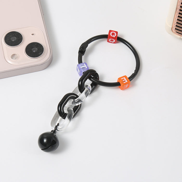 Wholesale Colorful Chain Acrylic Keychain JDC-KC-ZhiYa003