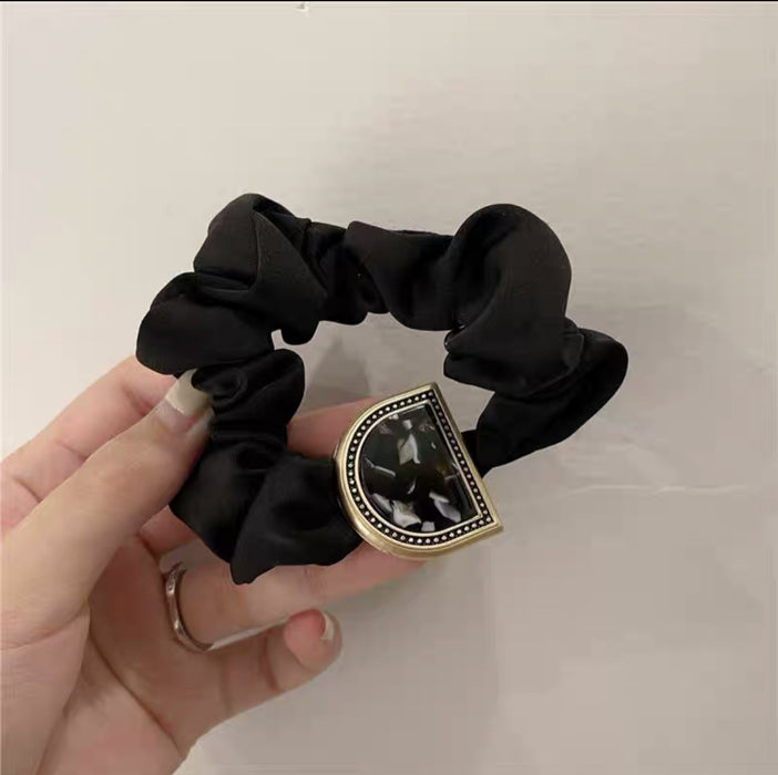 Wholesale Bow Pearl Fabric Hair Rope JDC-HS-Kayi001