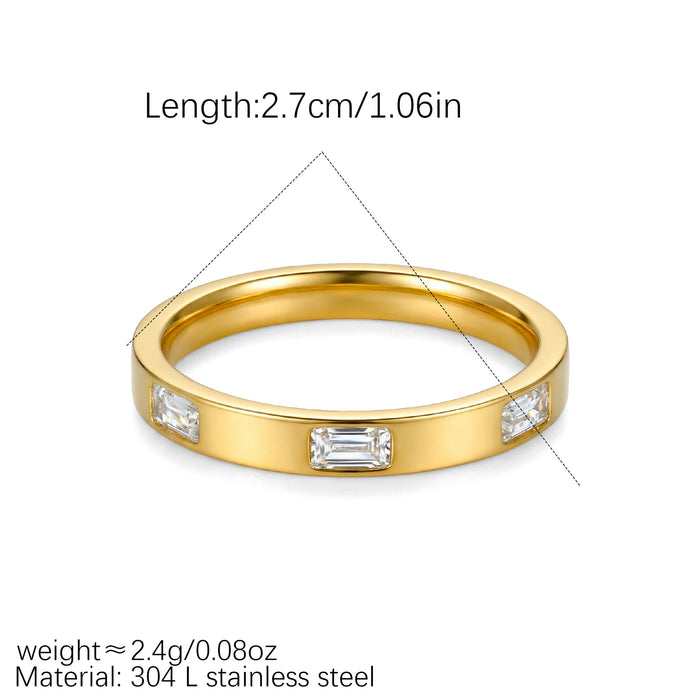 Wholesale 18K Gold Diamond-Set Band Ring