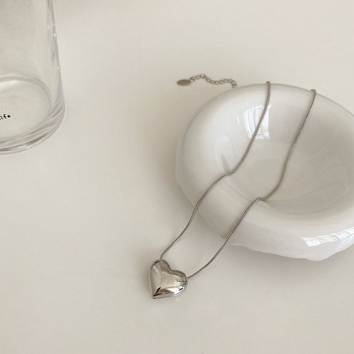 Wholesale Design Heart-shaped Clavicle Chain Necklace