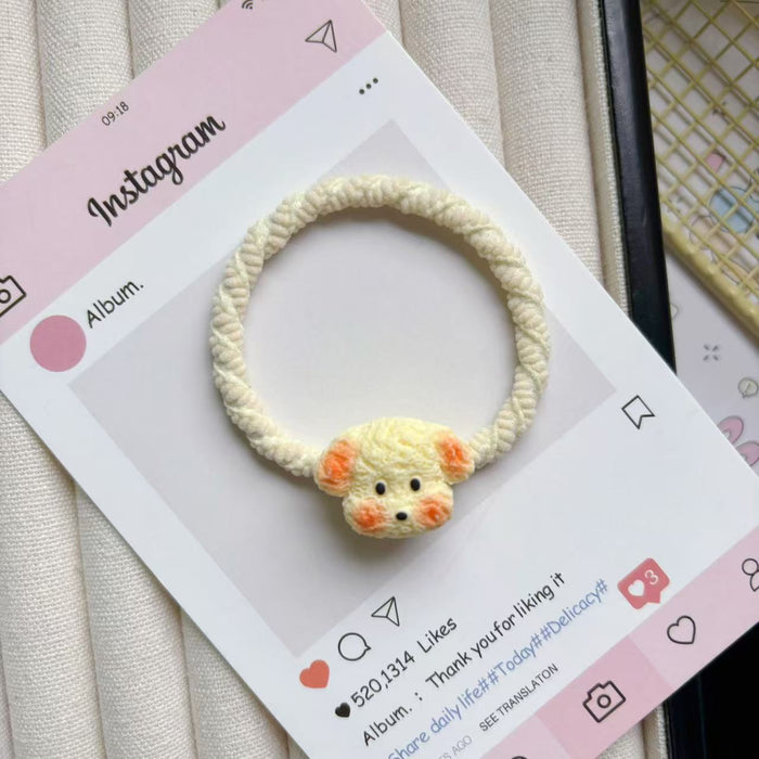 Wholesale Puppy Hair Ring Rope Rubber Band Mori Style Hair Accessories