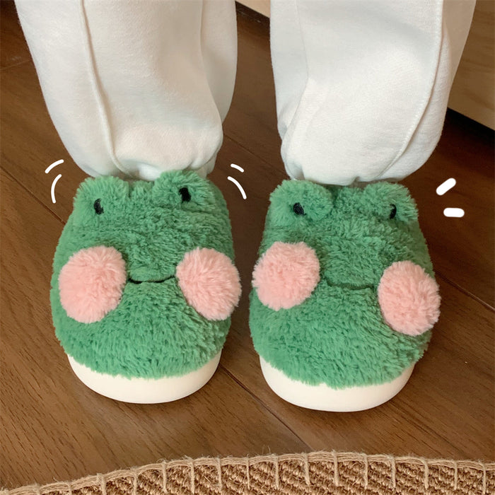 Wholesale Cute Cartoon Soft Bottom Cotton Slippers JDC-SP-RongHe004