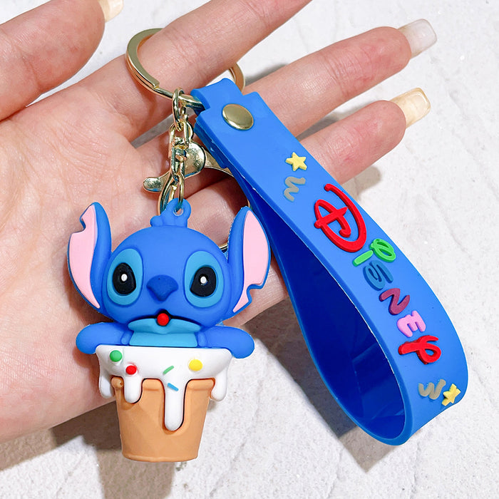 Wholesale Cartoon Silicone Doll Keychain JDC-KC-QiChao013