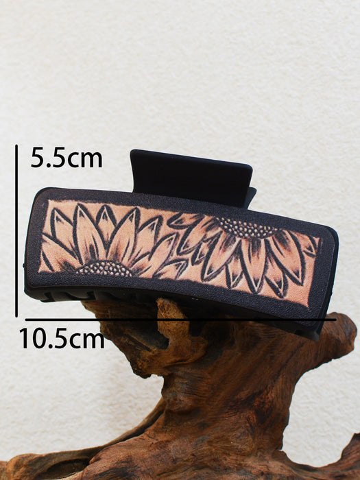 Wholesale Western Style Sunflower Hairpin Shark Clip JDC-HC-ChenC005