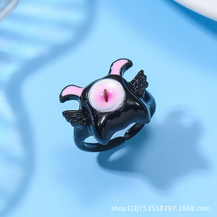 Wholesale Cartoon, playful, niche, personalized, ring, couple