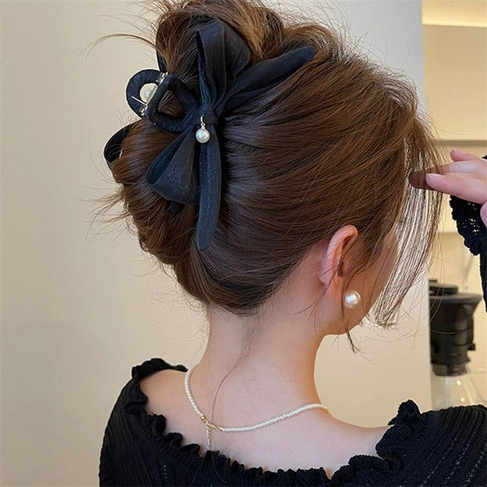 Wholesale Elegant pearl classic versatile hair clip