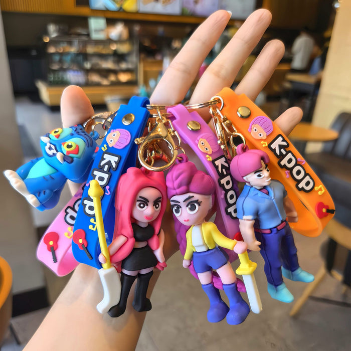 Wholesale Kpop Cartoon Anime Backpack Accessories Keychain