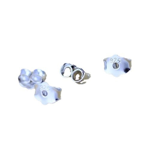 Wholesale 925 silver-plated ear plug all-match silver ear buckle