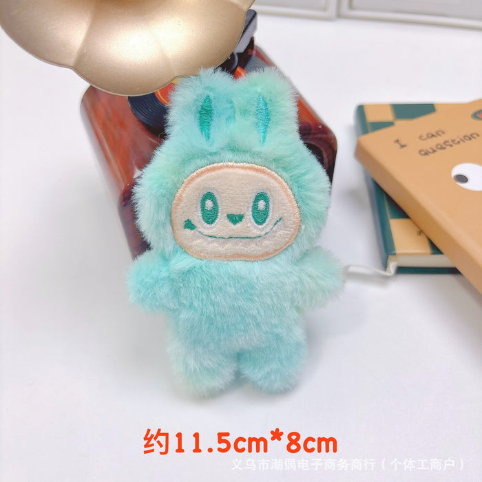 Wholesale Squeaky plush pendant doll keychain backpack pendant claw machine doll