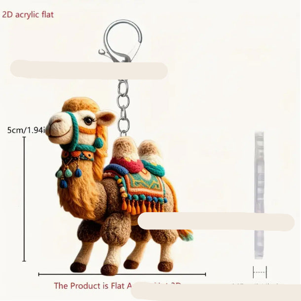 Wholesale Acrylic Creative Camel Hanging Accessories