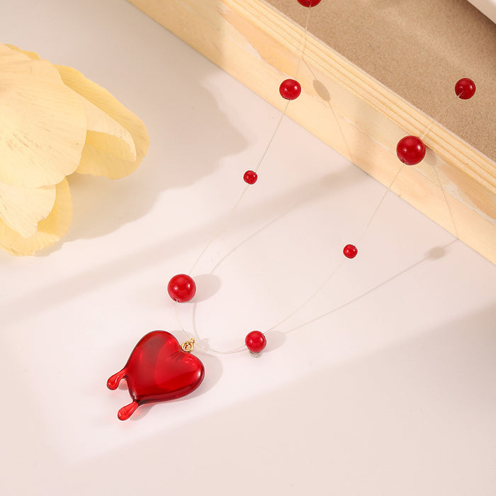 Wholesale Fashionable new exaggerated personality love necklace accessories