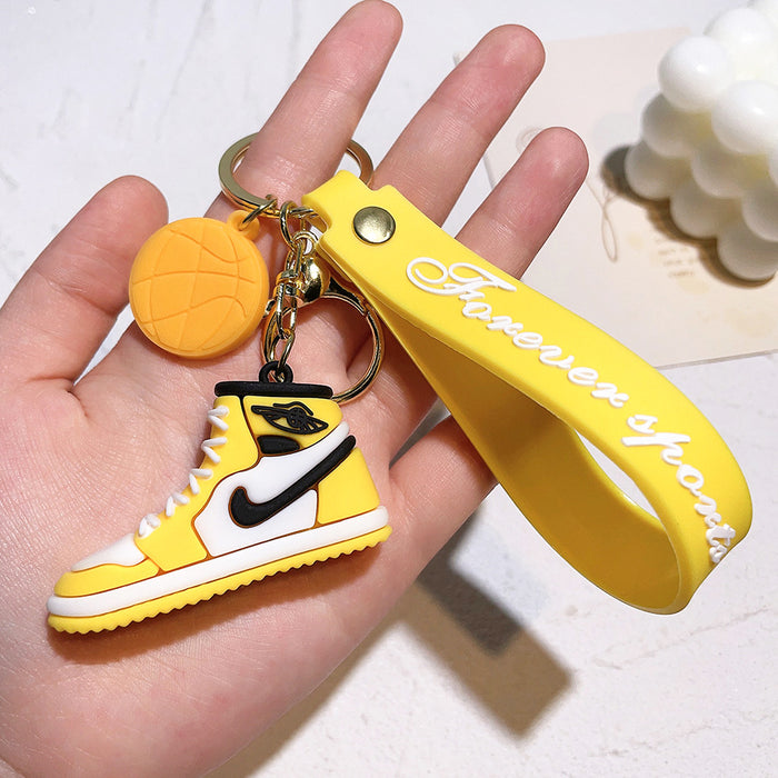 Wholesale Cartoon Shoes Silicone Doll Keychain JDC-KC-QiChao011