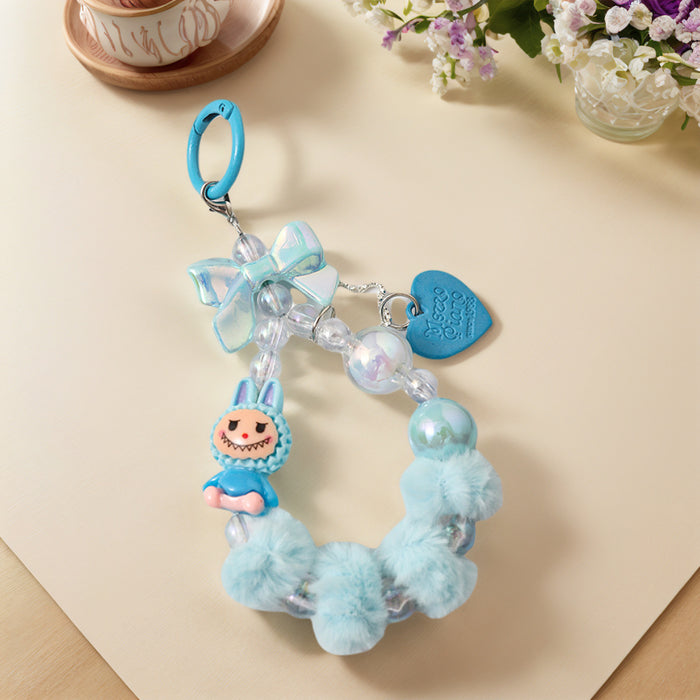 Wholesale Cartoon cute Beaded Keychain