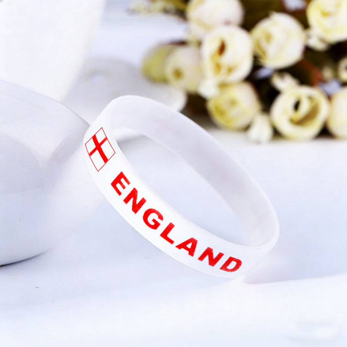Wholesale World Cup Fan Silicone Bracelets