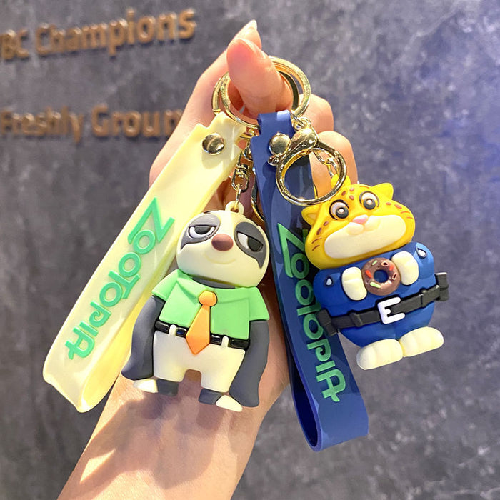 Wholesale Creative keychain, cute car keychain, men's and women's bag, couple's small pendant