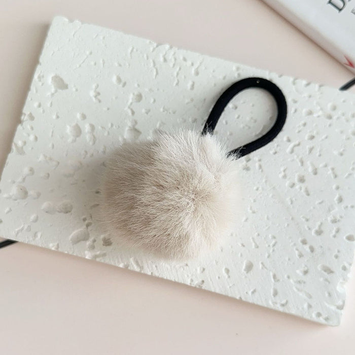 Wholesale cute color plush soft f Hair Scrunchies