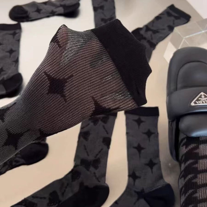 Wholesale Girls' summer lightweight and breathable high-quality socks