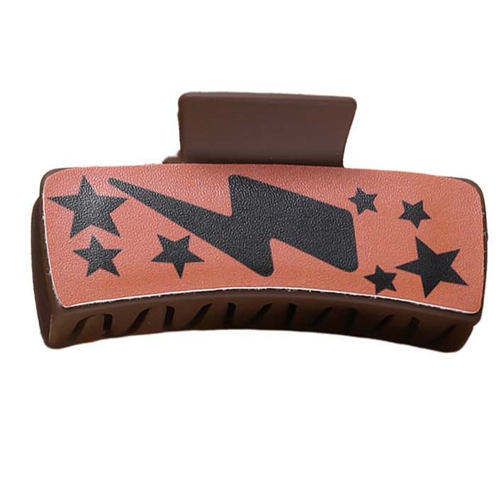 Wholesale five-pointed star Square Hair Clips