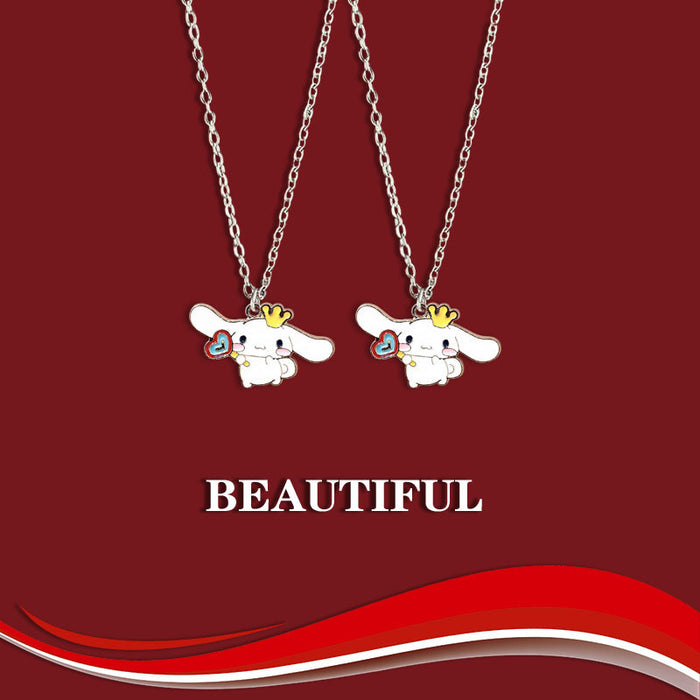 Wholesale Necklaces Cartoon alloy dripping oil cute necklace JDC-NE-MWei008