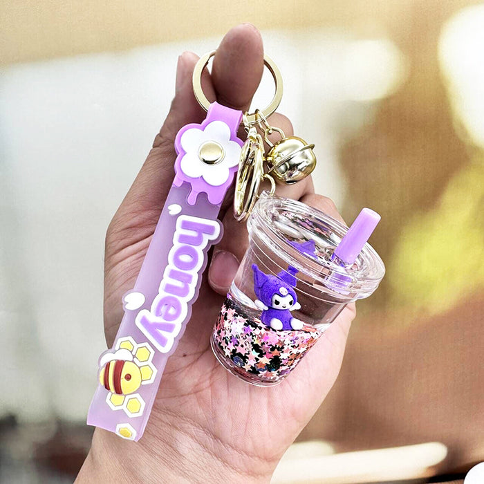 Wholesale Liquid Quicksand Drift Bottle Female Cute Doll Small Pendant Event Gift Batch
