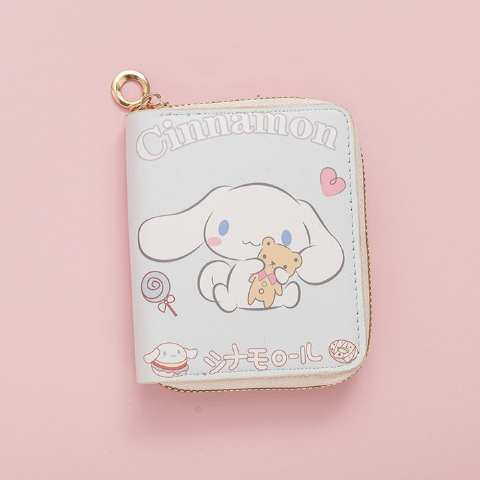 Wholesale Cute Printed Coin Purse Cartoon Animation Short Zipper Money Bag