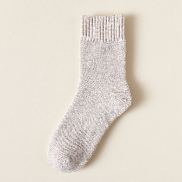 Wholesale Socks, looped socks, long socks, solid color, looped thick, warm midsole