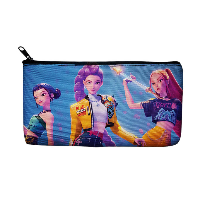 Wholesale K-pop merchandise canvas chain pencil cases stationery