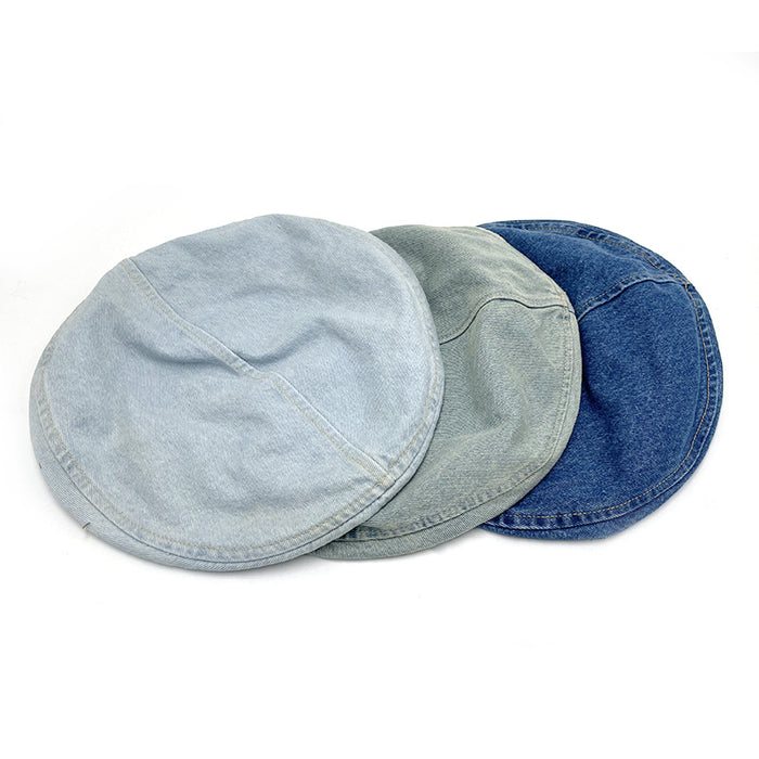 Wholesale Solid Color Painter's Hat, Versatile British Style Fabric Hat