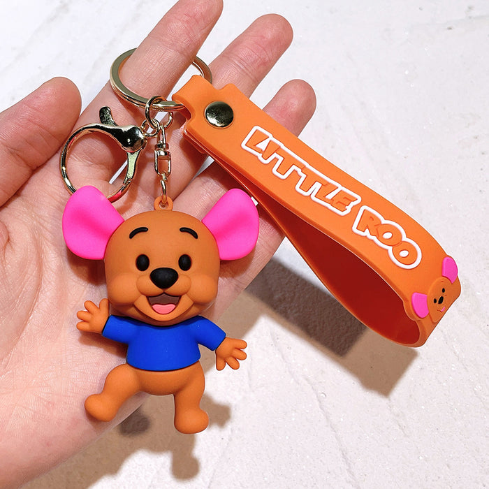 Wholesale Cartoon doll keychain,  cute bag charm,  silicone