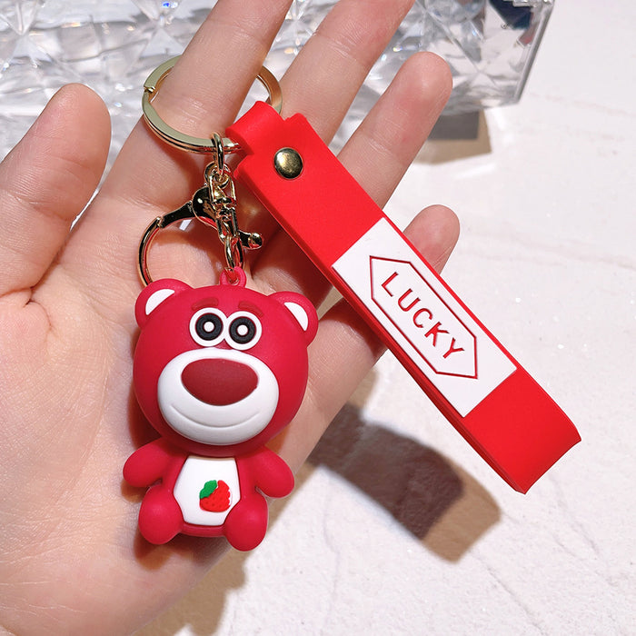 Wholesale Cartoon Silicone Doll Keychain JDC-KC-QiChao058