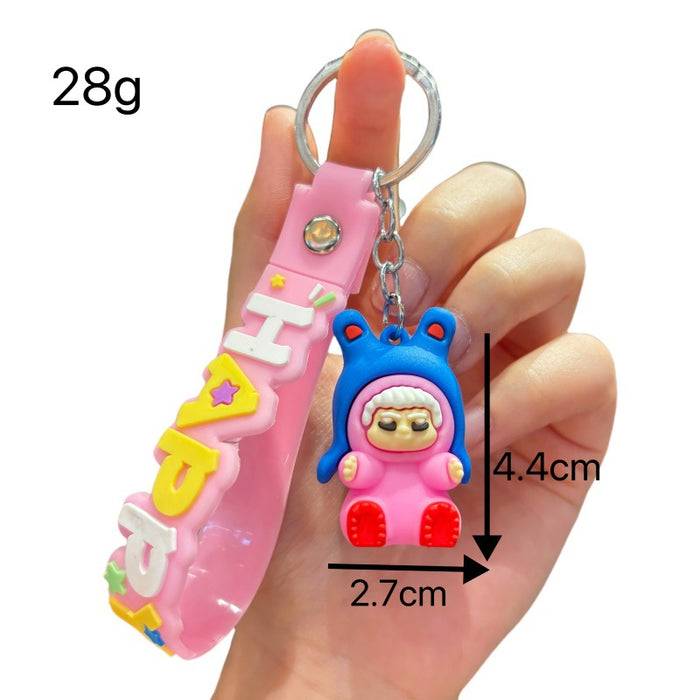 Wholesale Keychain cute disguise l Bubu doll keychain doll student backpack pendant